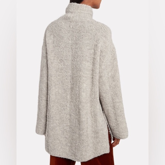 HOLZWEILER Boho Beige Barlind Oversized Turtleneck Sweater Wool Alpaca Blend S - Picture 7 of 16